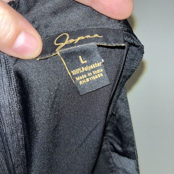 NWT woman’s Large Black Skirt Side Slip With Scrunch Slit Date Night Outfit - Picture 4 of 4